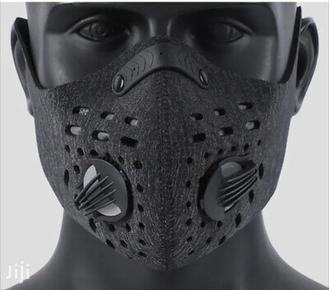 Balaclava Facemask Air Pollution Filter Grey New Strap