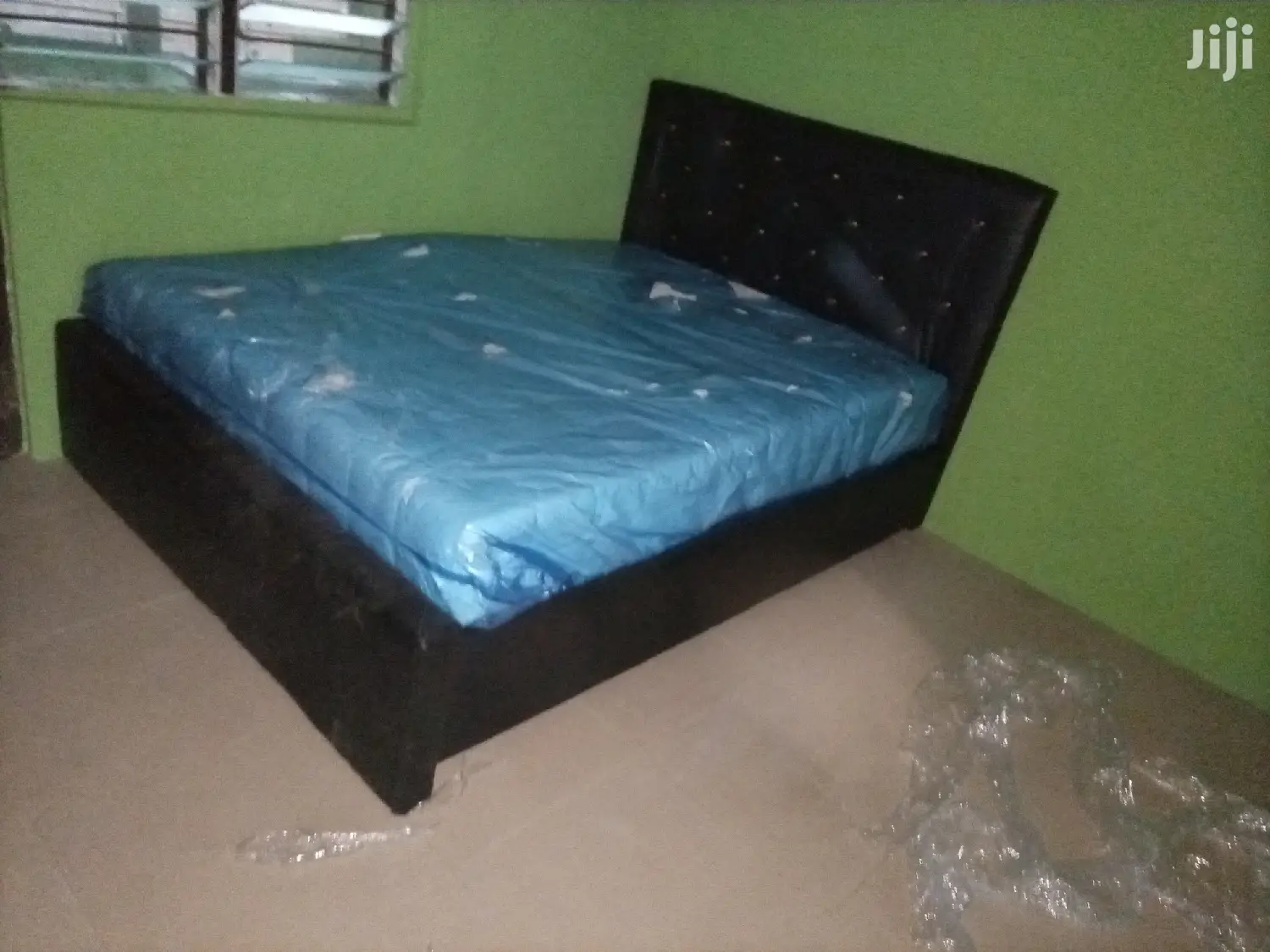 Black Bed With Matress. Promotion