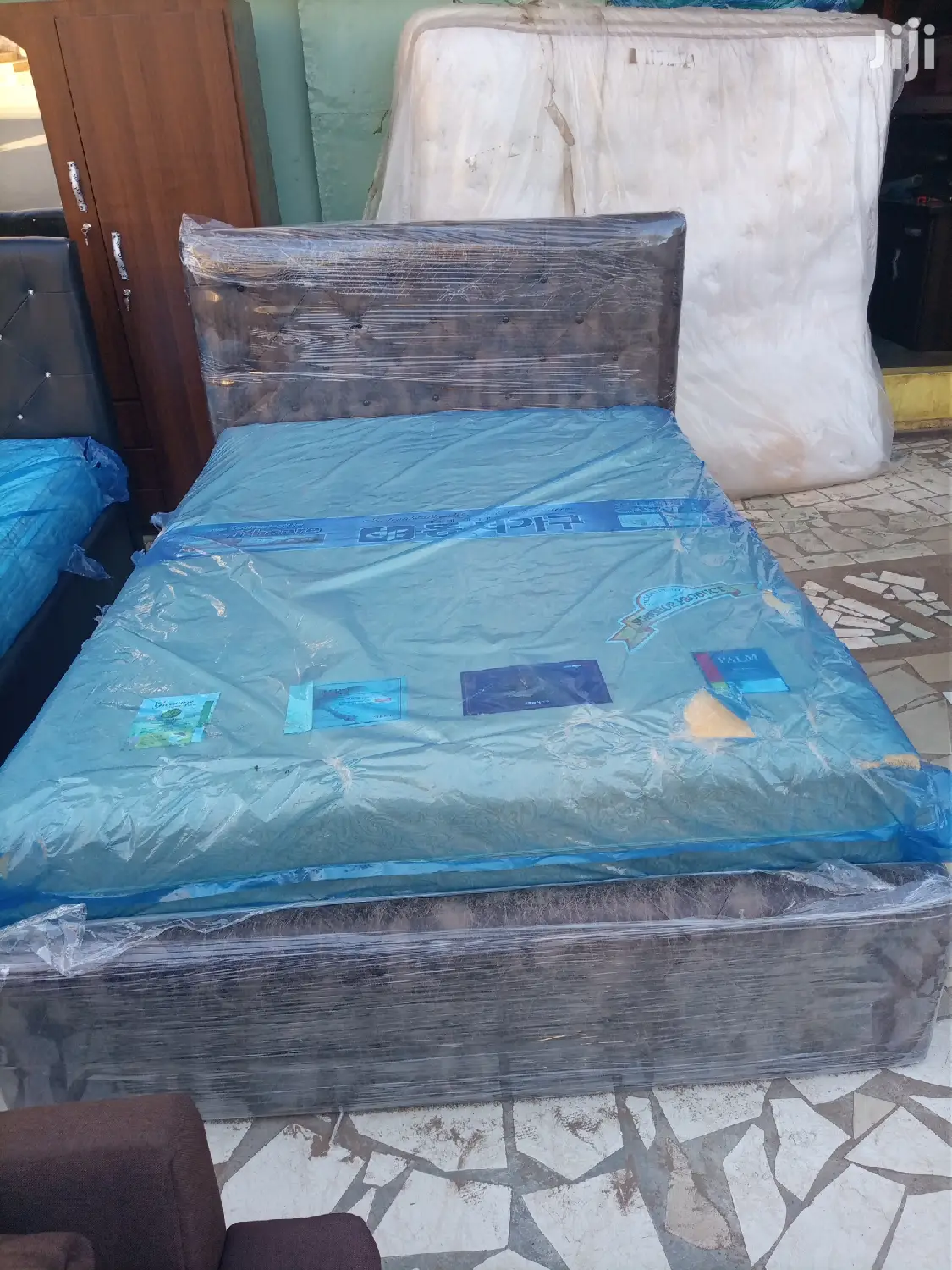 Camo Colored Queens Size Bed With Mattress ❤. Promotion.