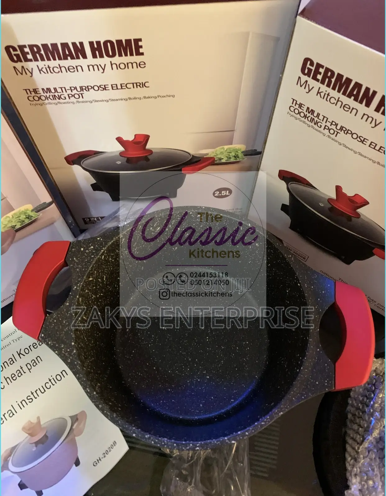 German Home Portable Electric Cooker