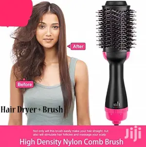 Hair Dryer With Straightener