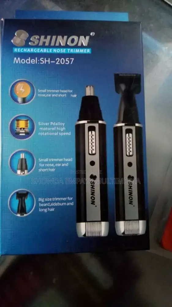 Nose Beard Hair Trimmer Shaving Rechargeable