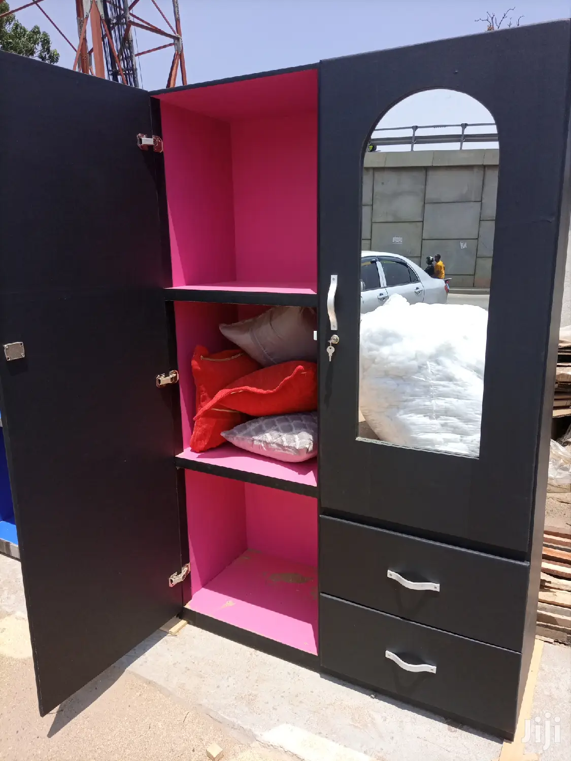 Elegant 2in1 Wardrobe.Black.Promotion