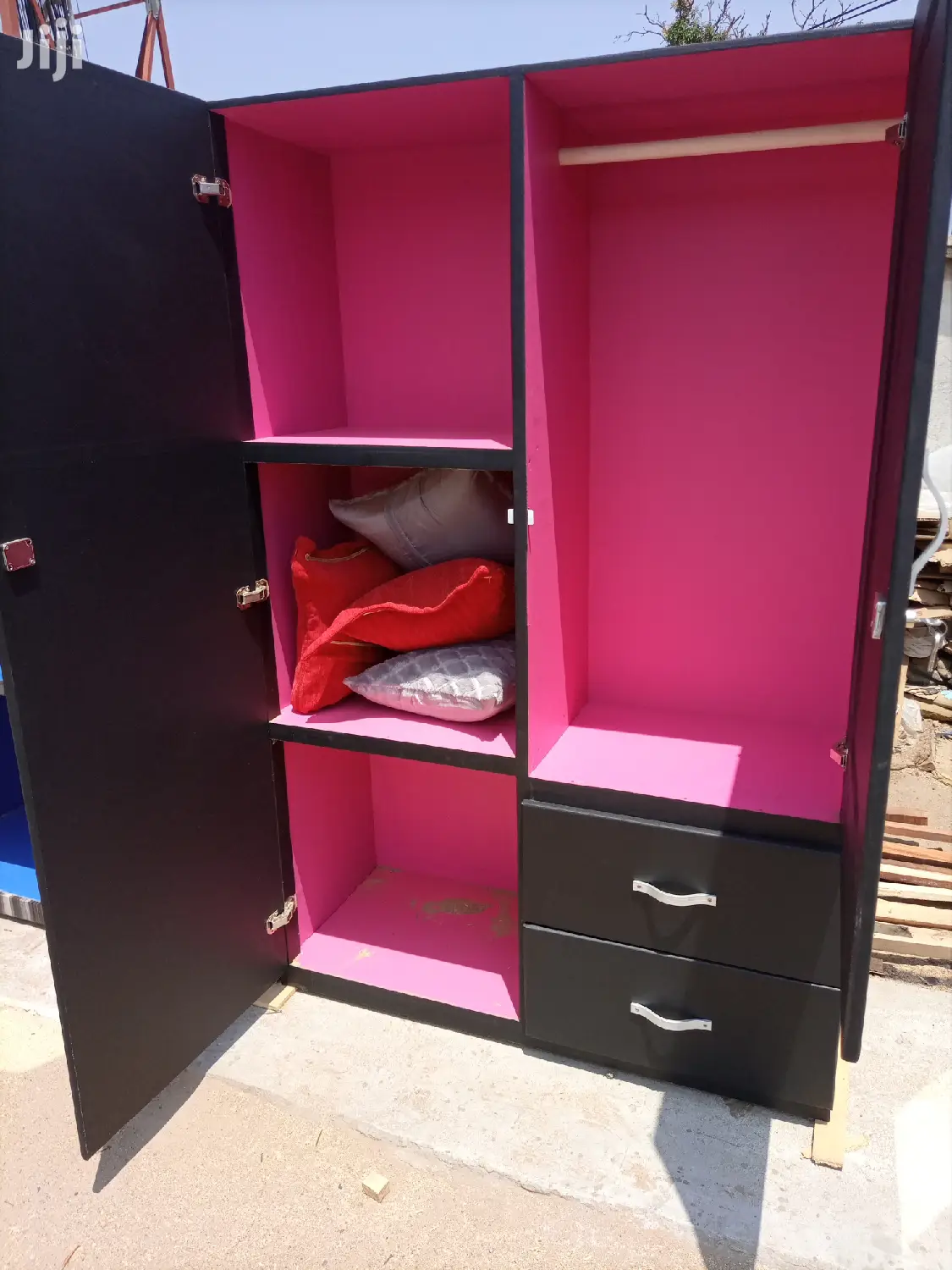 Elegant 2in1 Wardrobe.Black.Promotion