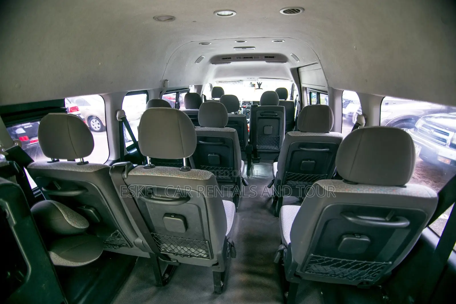 Toyota Hiace Mini Bus for Rentals Buses for Rent Come With a Driver