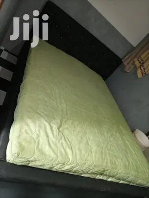 Black Bed With Mattress.Prromotion