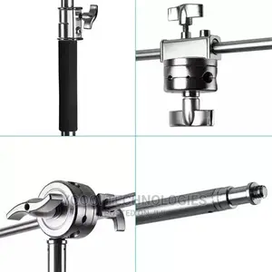 3.35 Pro Photo Studio Heavy Duty C Stand With Boom Arm