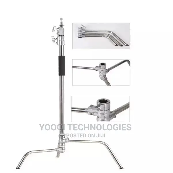 3.35 Pro Photo Studio Heavy Duty C Stand With Boom Arm