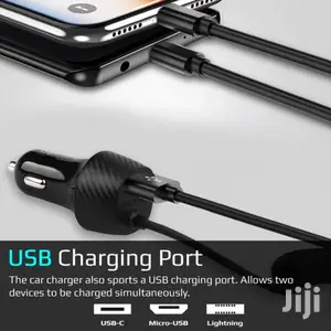 Promate Voltrip Multi-Connect Universal Car Charger+USB Port