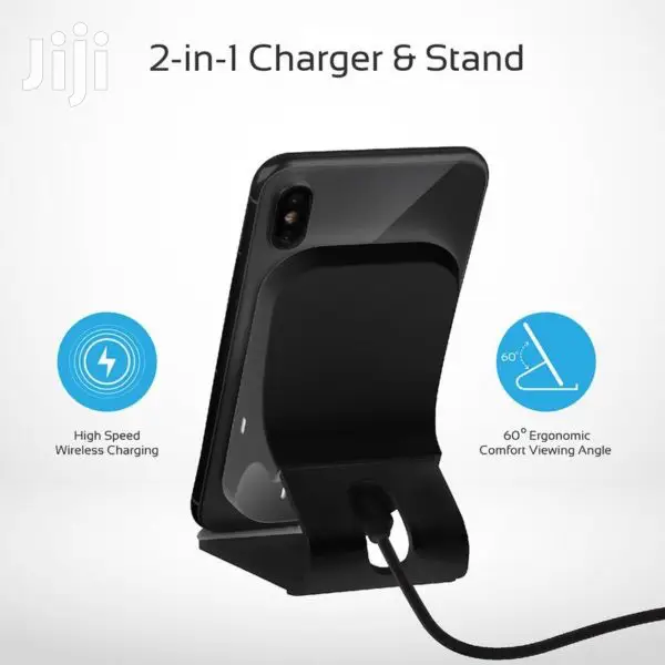 Promate Auradock-6 Fast 15W Wireless Charging Pad Stand