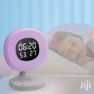 Promate Aurarise Clock,6 Color LED+Wireless Charging Station