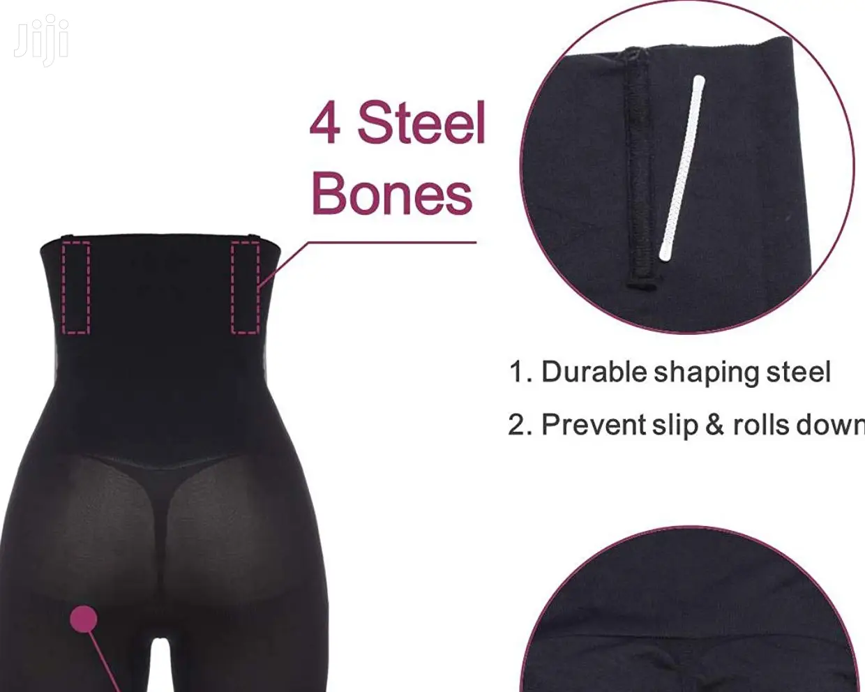 4-Steel Boned Tummy and Waist Shaperwear