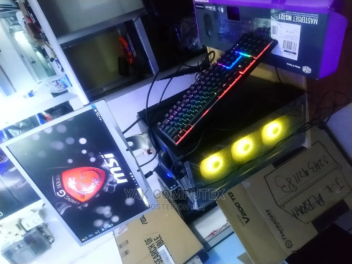 New Desktop Computer MSI Model 16GB Intel Core I7 SSD 1.5T