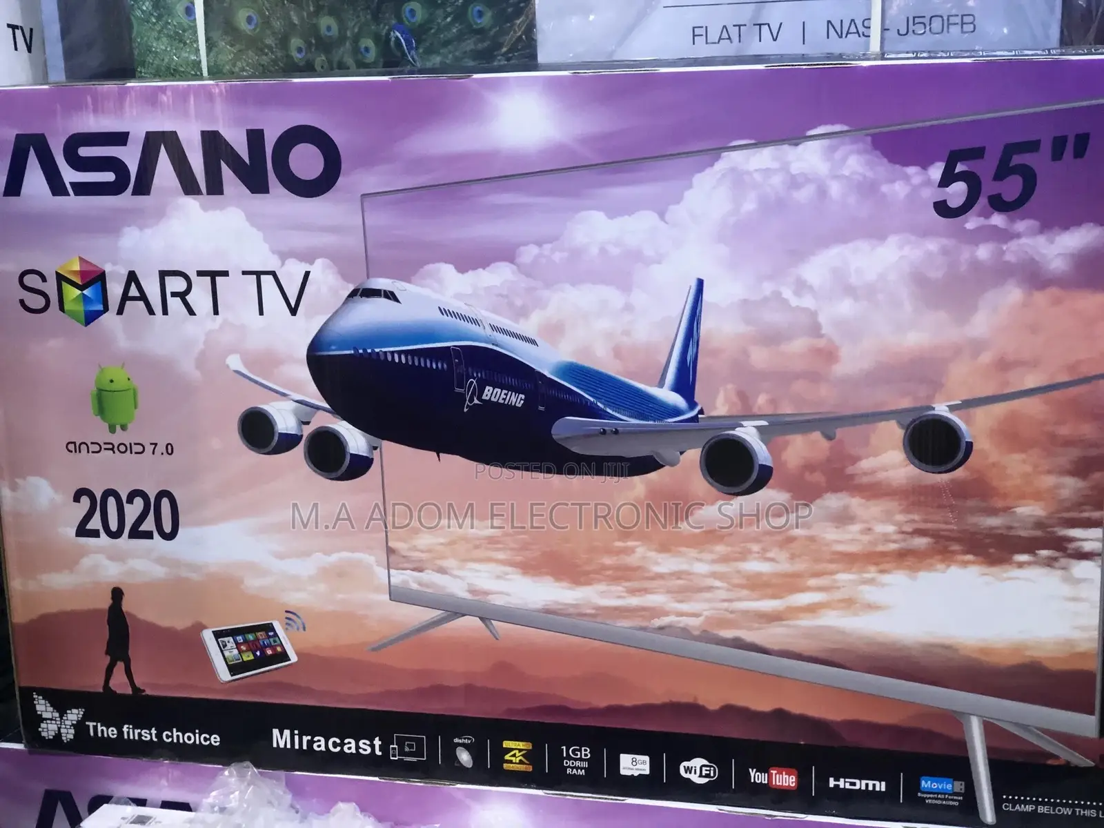 Asano 55” Smart Uhd 4K Digital Led Tv