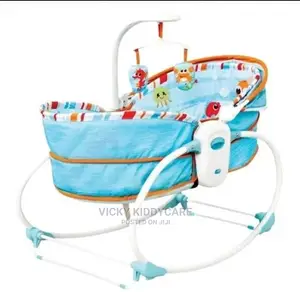 5 In 1 Baby Bassinet Bouncer With Mosquito Net