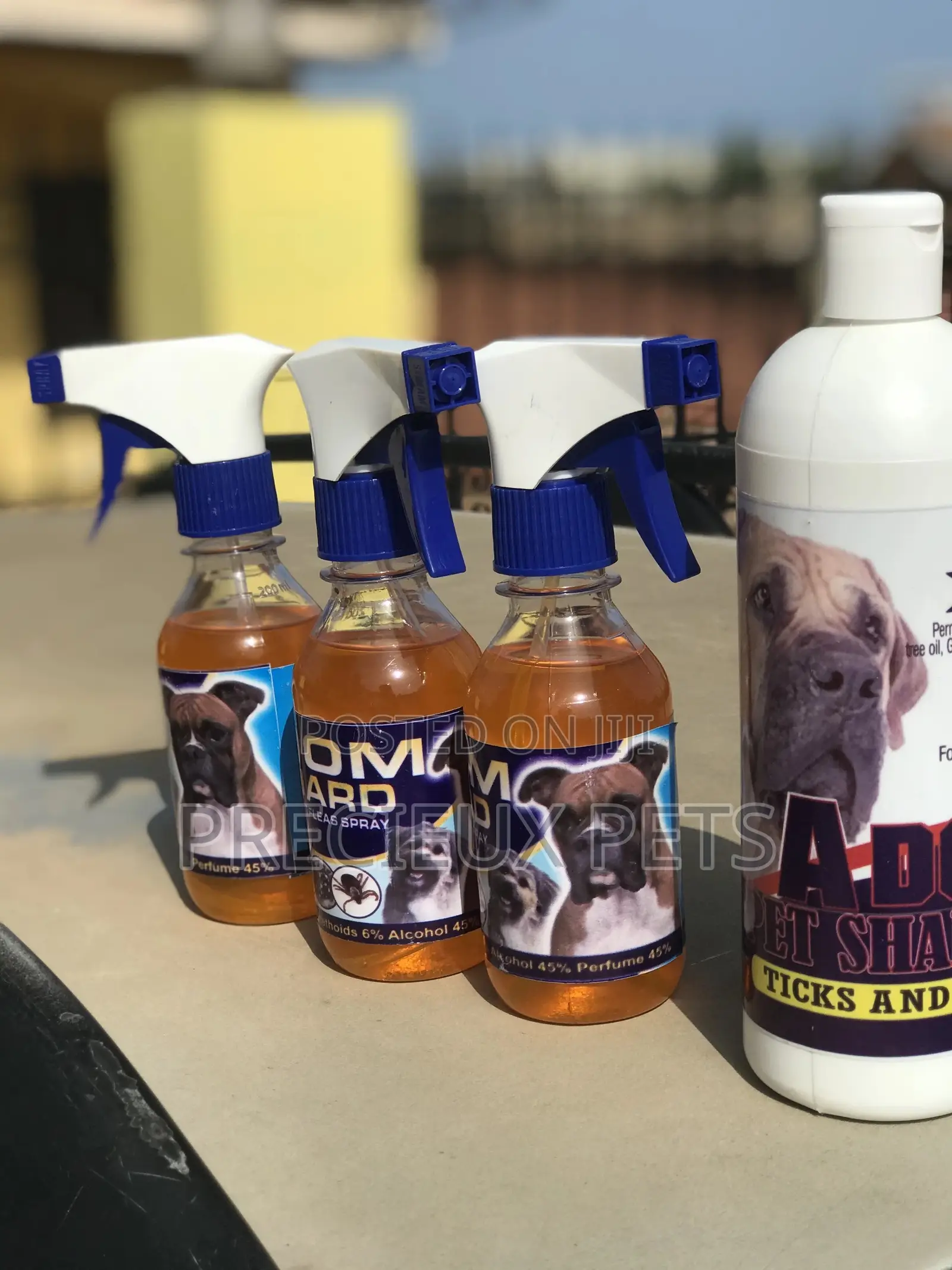 Ticks Fleas Spray and Shampoo Combo 1
