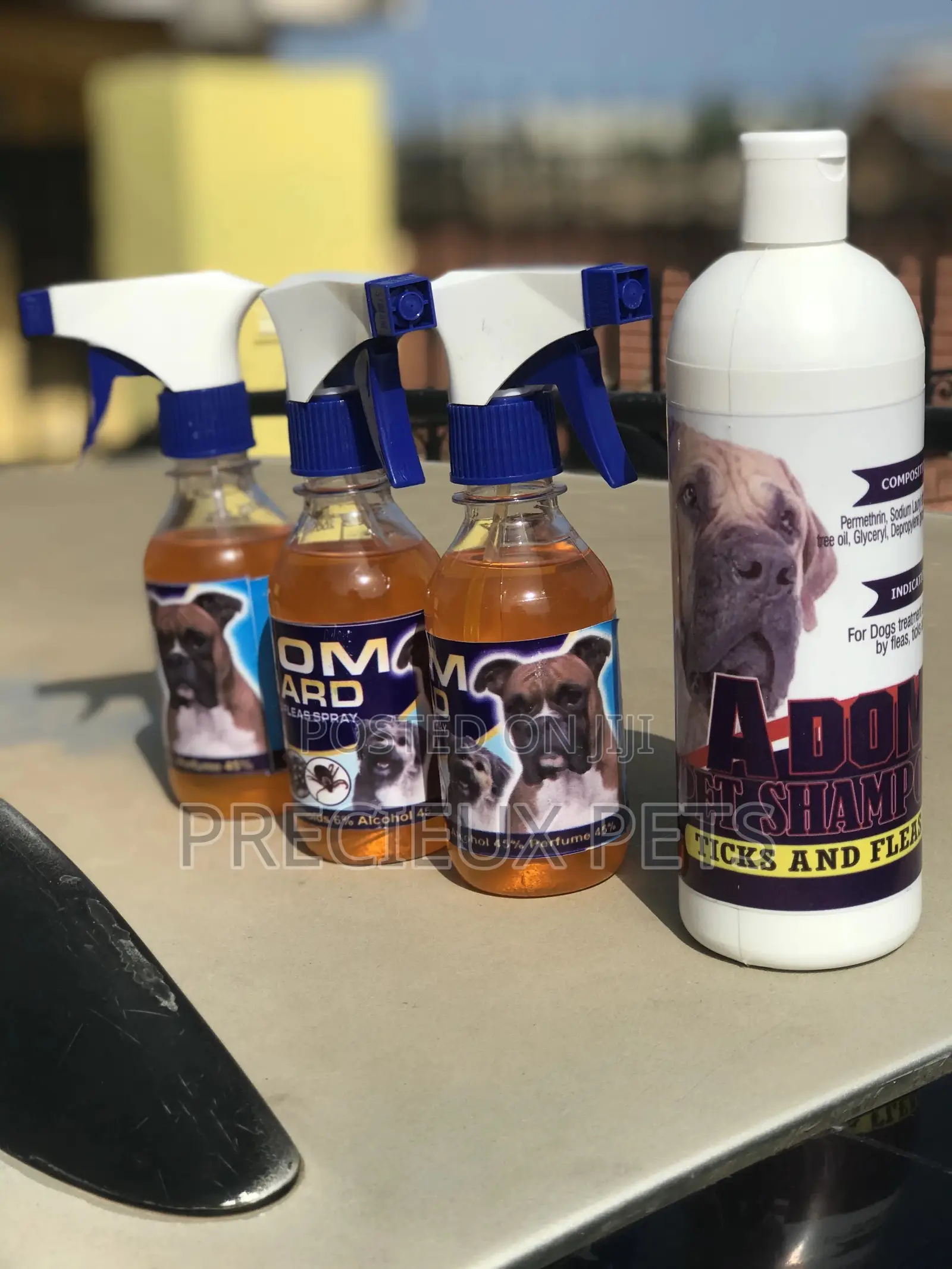 Ticks Fleas Spray and Shampoo Combo 1