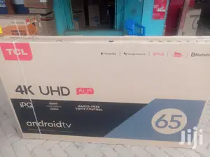 Tcl 65" Flameless Uhd Smart(Andriod) Satellite Led Tv