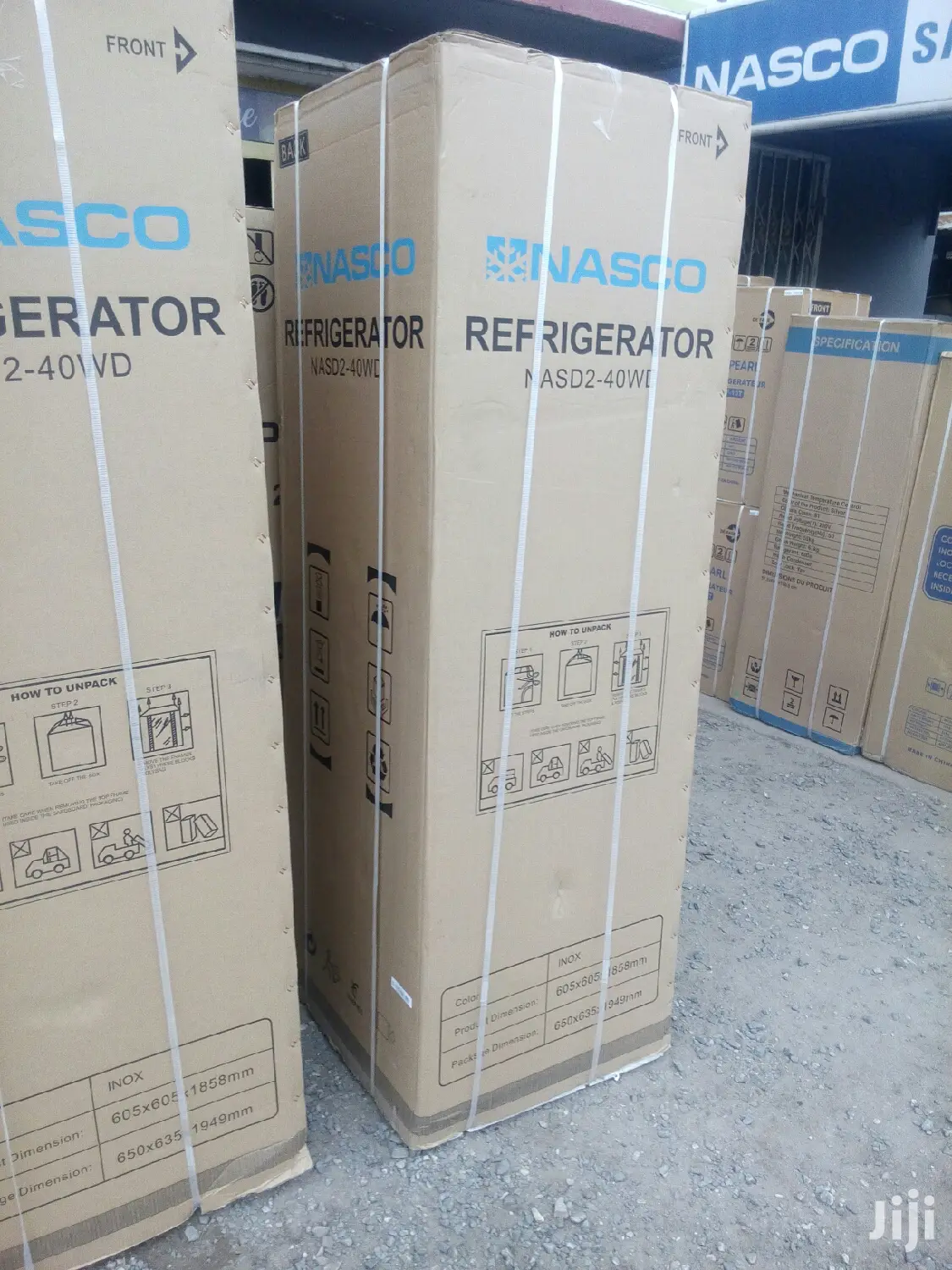 Asco NASD2-40 WD Bottom Freezer Refrigerator