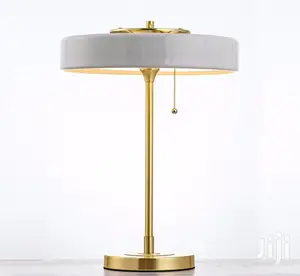 Table Lamp Golden Chrome Base