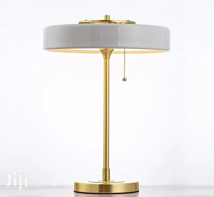 Table Lamp Golden Chrome Base