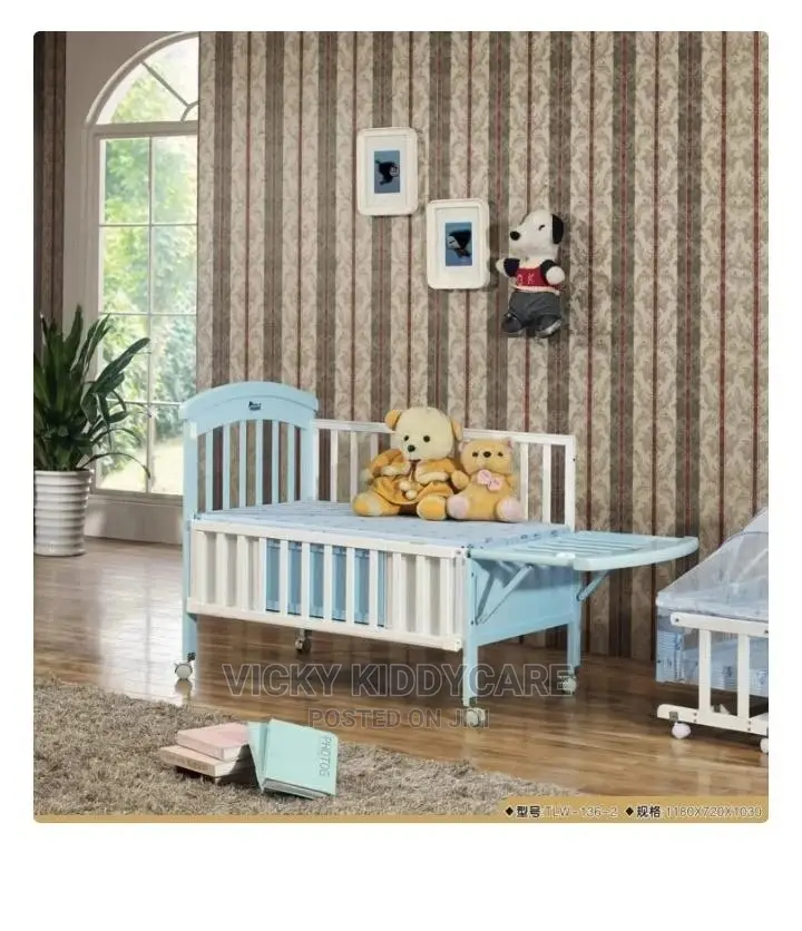 Baby Einbob Wooden Cot With Drawers