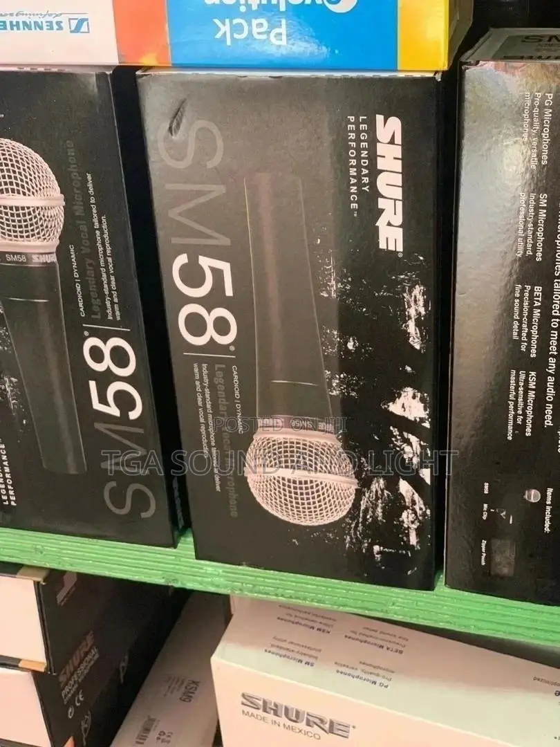 Shure Sm58-cn Moving Coil Vocal Mic With 25" Xlr Cable