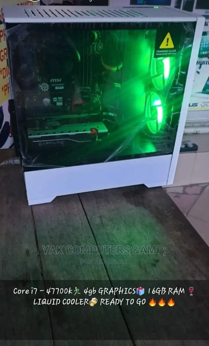 New Desktop Computer MSI Nightblade B85 16GB Intel Core i7 HDD 1T
