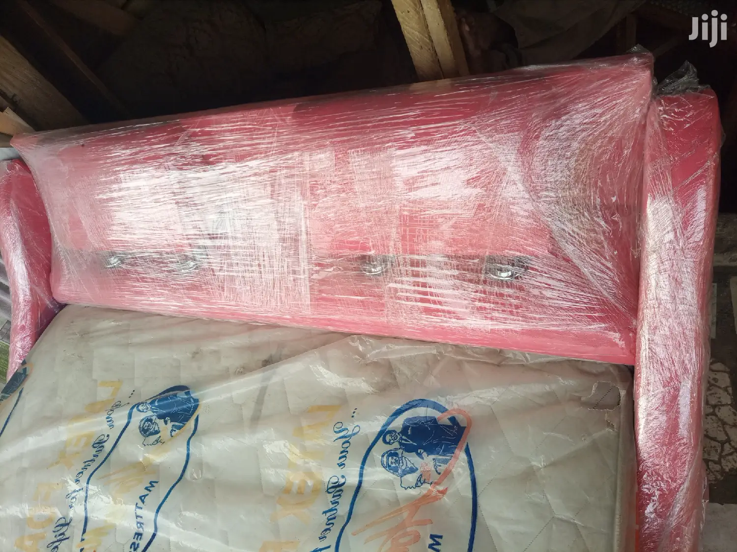 Pinky Queensize Bed Witj Mattress . Free Delivery
