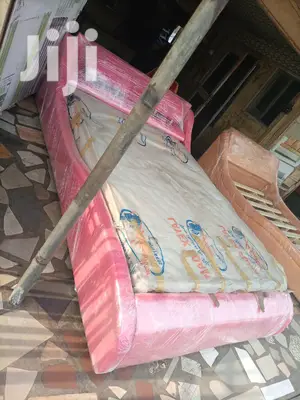 Pinky Queensize Bed Witj Mattress . Free Delivery