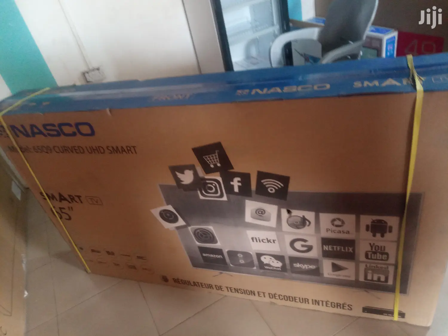 Nasco 65" Smart Flat UHD Led Tv