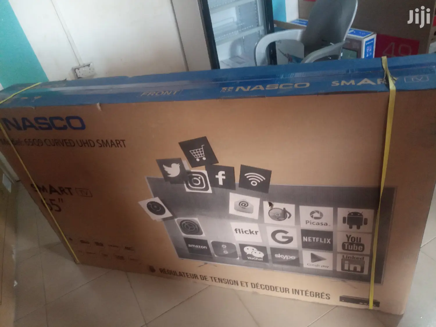 Nasco 65" Smart Flat UHD Led Tv