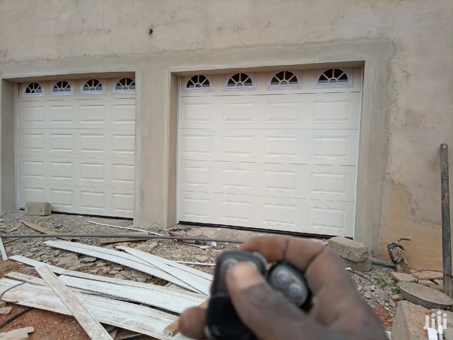Fanlight Garage Door Installation