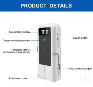 Non-Contact Temperature Reader and Soap Dispenser