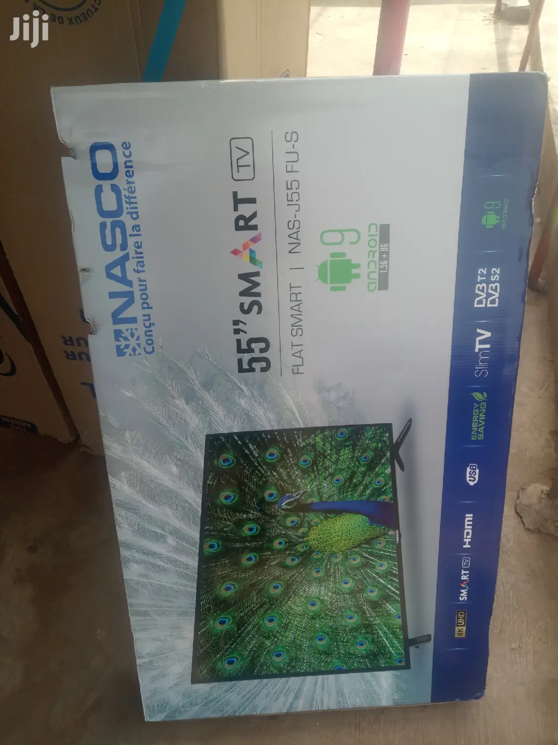 Nasco 55" UHD 4K Smart(Android) Satellite Digital