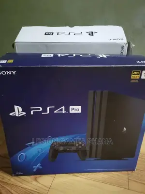 Playstation 4 Pro in Box With Games