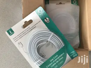 Jasco Power Gear 25ft Phone Line Cord White NEW