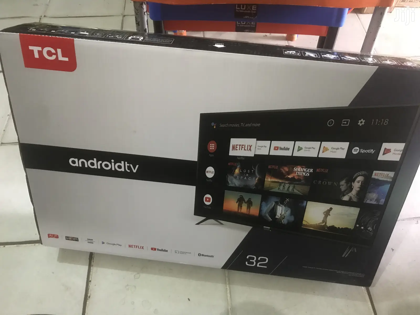 Durable TCL Android(32 Inch) HD Ready LED Smart TV