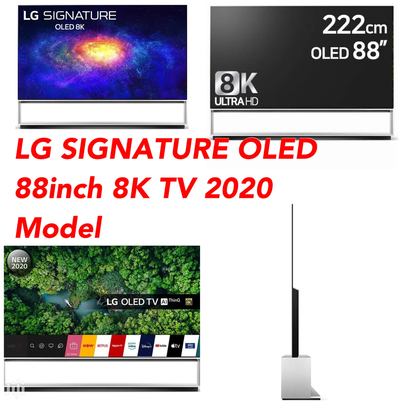 LG 88” Signature Sculpture Oled88zxpua HDR Uhd Alexa