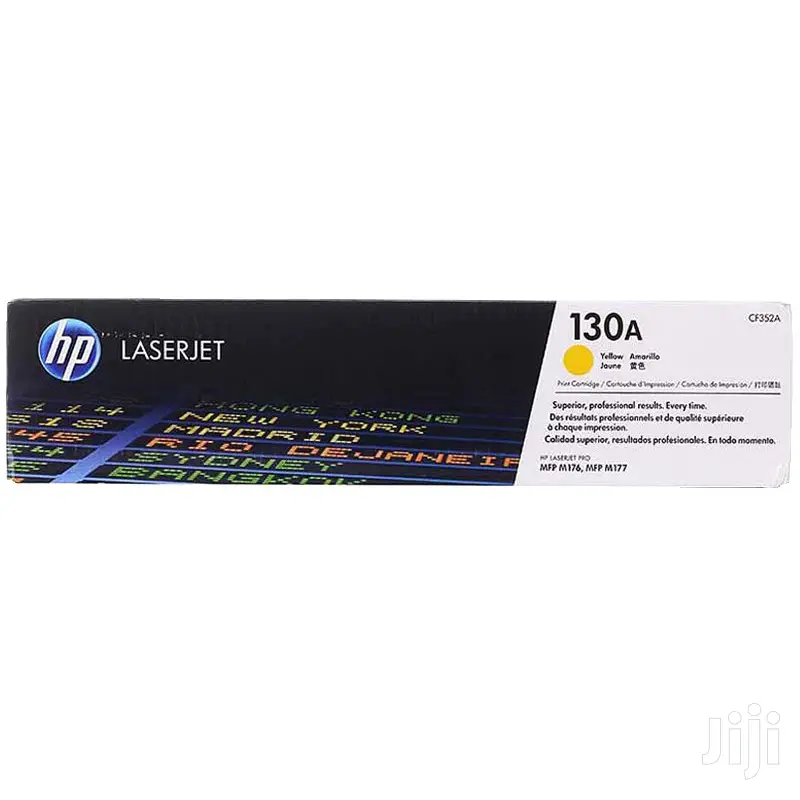 Slide 1 Of 2 HP 130A Yellow Original Laserjet Toner Cartri