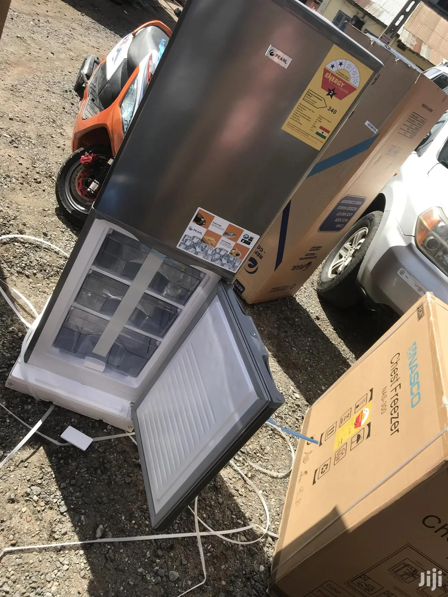 A 2stars Pearl 140L Bottom Freezer Refrigerator-pf-200b