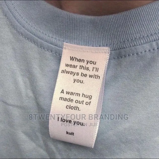 Tags (Cloth Tags Minimum Order 150pieces)