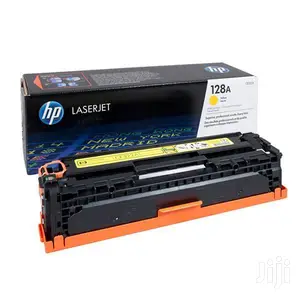 HP 128A Yellow Original Laserjet Toner Cartridge, CE322A