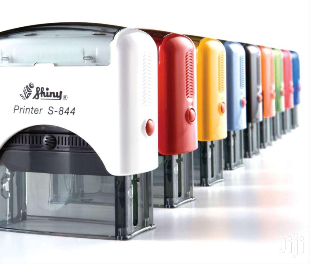 Computerized Self-Ink Stamp in Circle - Stationery, Quality Goods ...