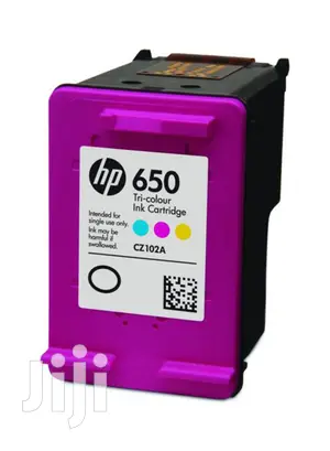 HP 650 Tri-color Ink Cartridge (CZ102A)