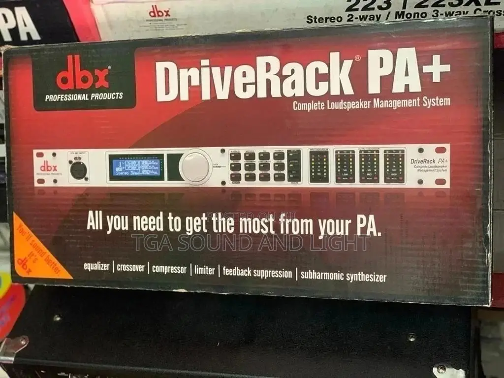 Dbx Driverack Pa+ 2×6 Pa Mgt. Processor With Display/Usb
