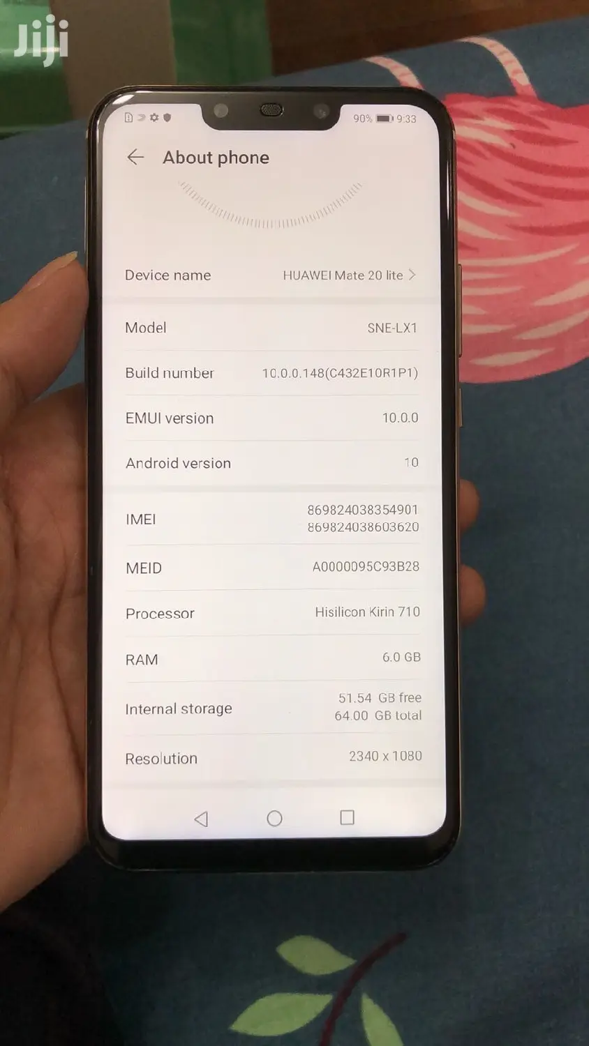 New Huawei Mate 20 Lite 64 GB Gray