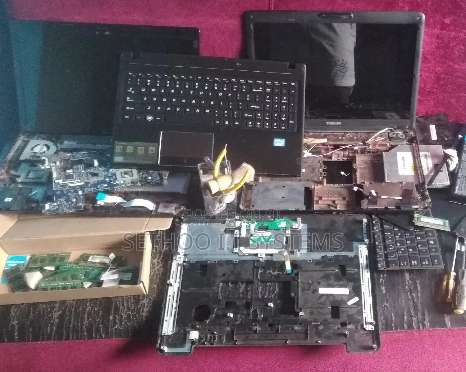 Faulty, Spoiled Laptops With Complete Parts Want