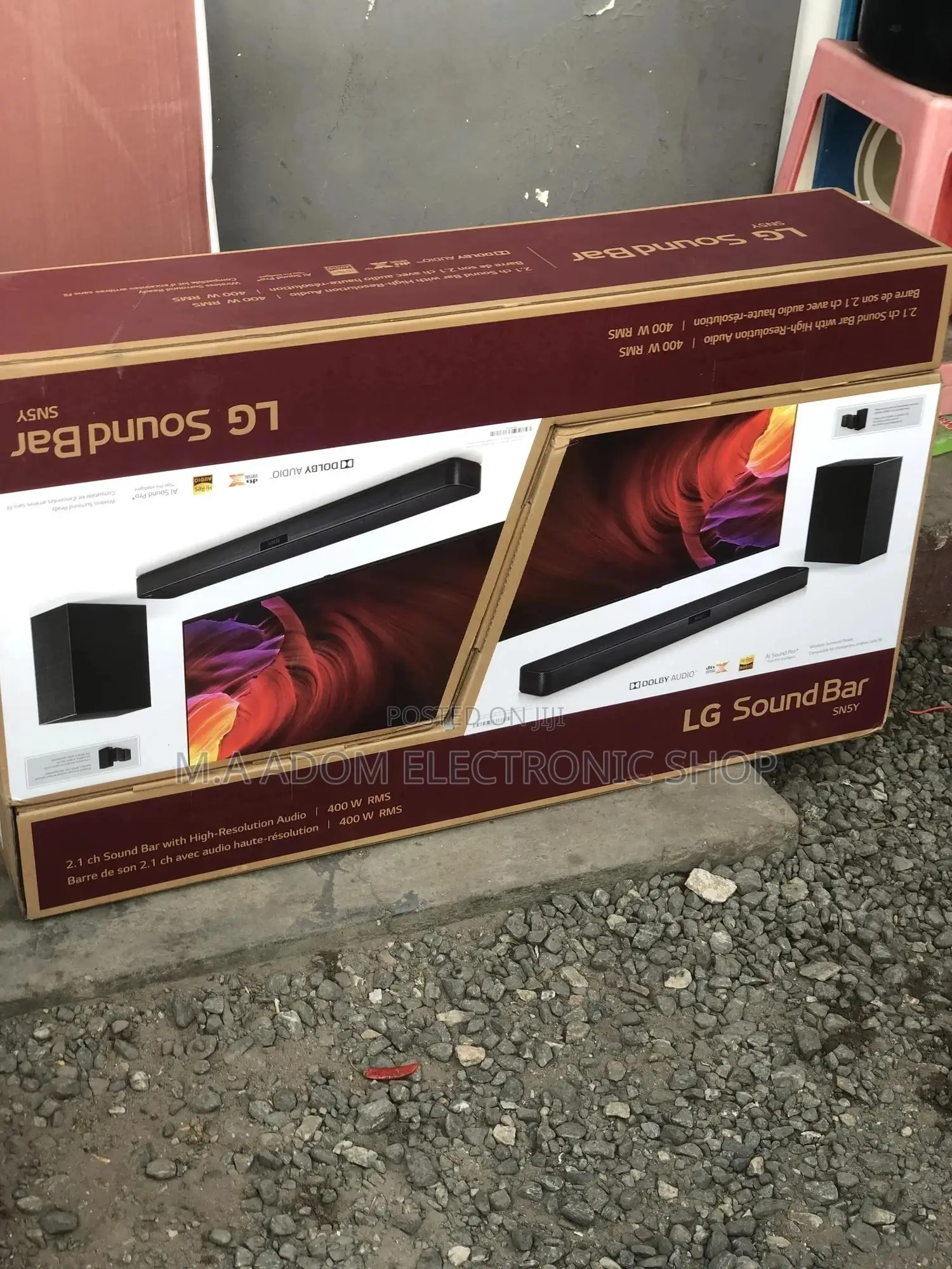 LG 400watts 2.1CH Bluetooth Sound Bar