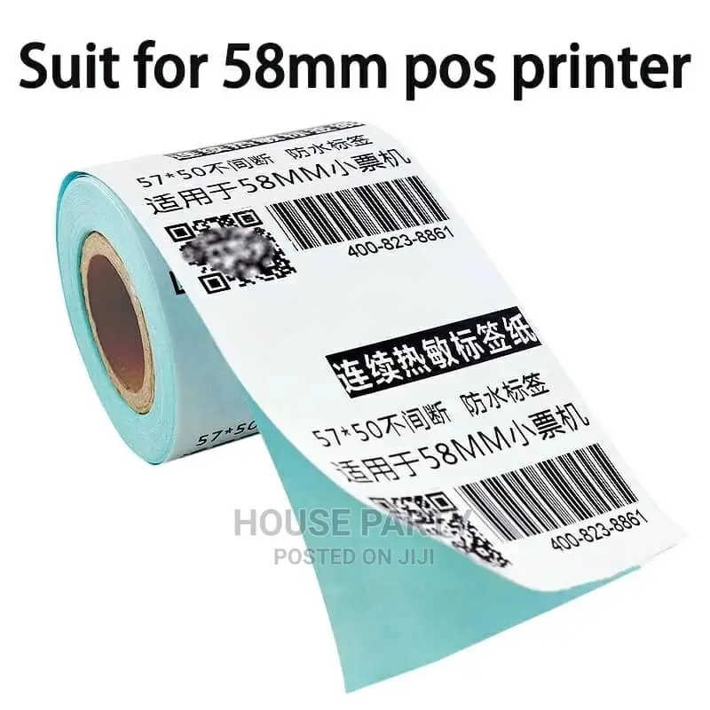 Barcode Tag Paper Sticker Roll